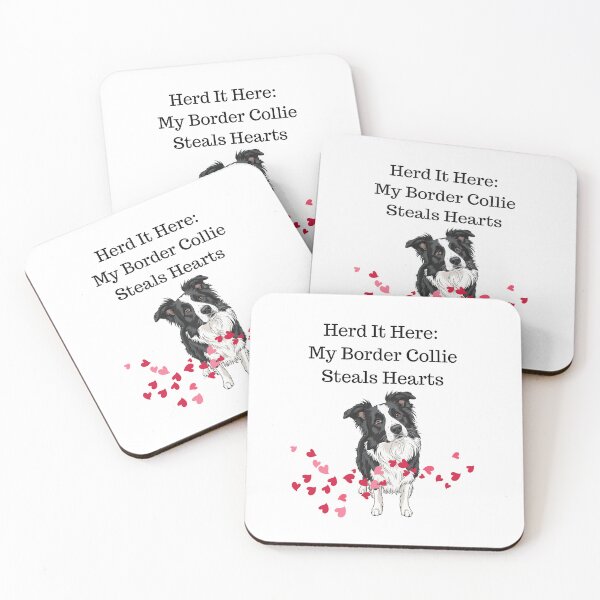 Item preview, herd it here my Border Collie steals hearts Border Collie lover  designed and sold by ClickATee Store .