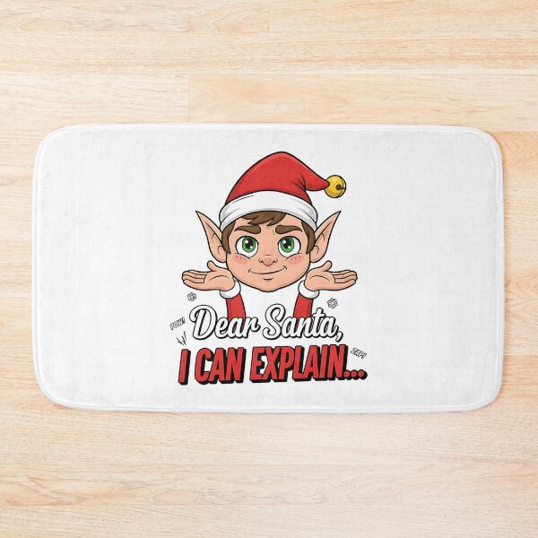 Item preview, Dear Santa I Can Explain Elf designed and sold by Silent Watch Threads..