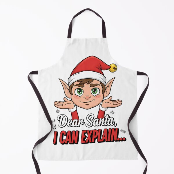 Item preview, Dear Santa I Can Explain Elf designed and sold by Silent Watch Threads..
