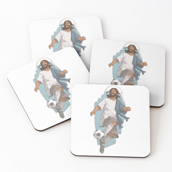 Item preview, Jesus jogando futebol Brasileiro designed and sold by JFS-STUFFS.