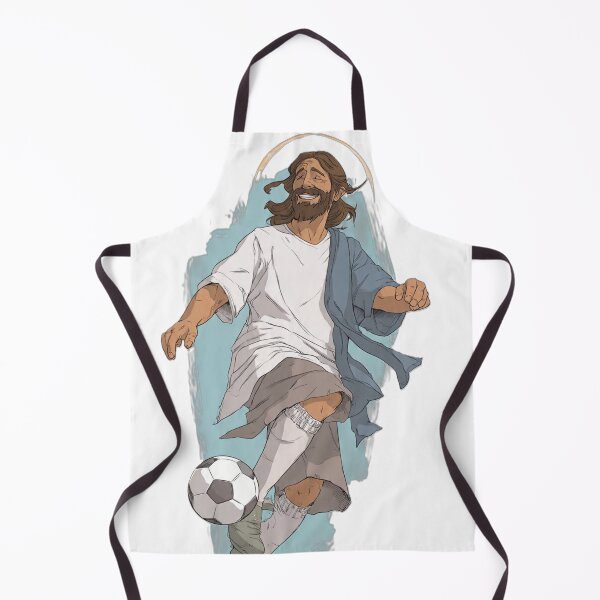 Item preview, Jesus jogando futebol Brasileiro designed and sold by JFS-STUFFS.