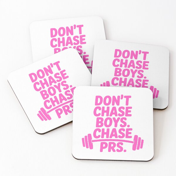 Item preview, Don't Chase Boys Chase Prs! Pink Gym Girl designed and sold by PMCreative.