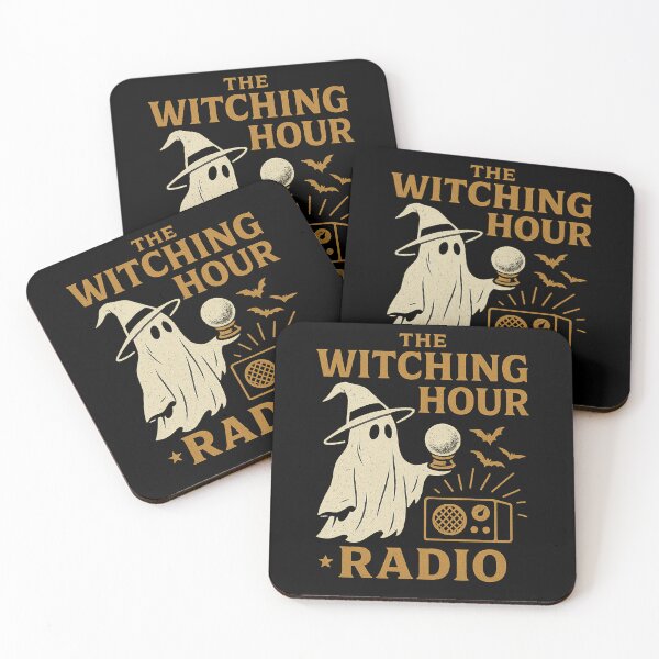 Item preview, The Witching Hour Radio – Vintage Ghost and Crystal Ball Design designed and sold by AddictiveDesign.