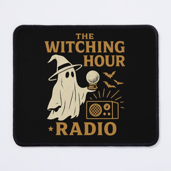 Item preview, The Witching Hour Radio – Vintage Ghost and Crystal Ball Design designed and sold by AddictiveDesign.
