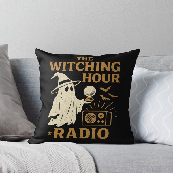 Item preview, The Witching Hour Radio – Vintage Ghost and Crystal Ball Design designed and sold by AddictiveDesign.