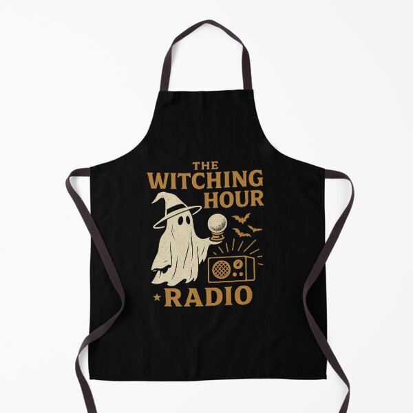 Item preview, The Witching Hour Radio – Vintage Ghost and Crystal Ball Design designed and sold by AddictiveDesign.