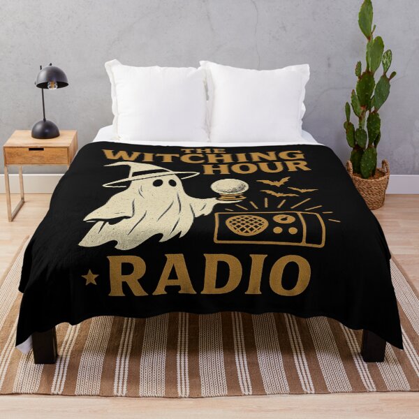 Item preview, The Witching Hour Radio – Vintage Ghost and Crystal Ball Design designed and sold by AddictiveDesign.