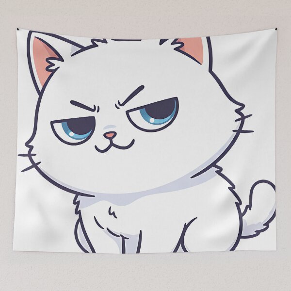 Item preview, Sarcastic Smile Cat designed and sold by meesub.