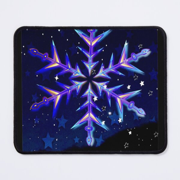 Item preview, A shining snow crystal in a starry winter night designed and sold by AnnabellaRh.