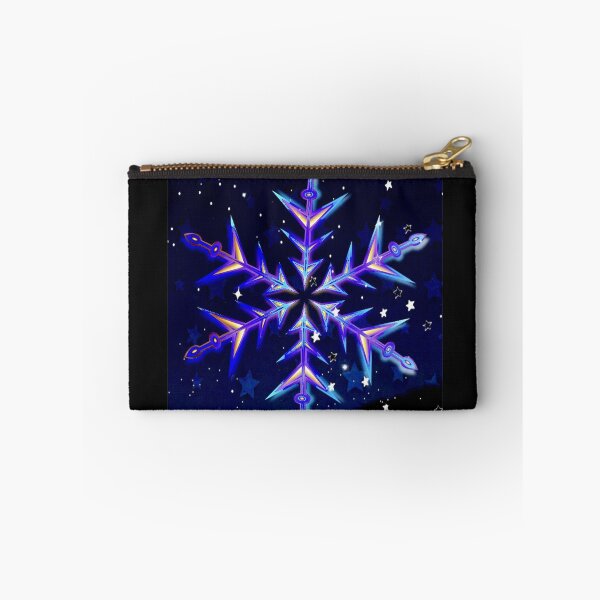 Item preview, A shining snow crystal in a starry winter night designed and sold by AnnabellaRh.