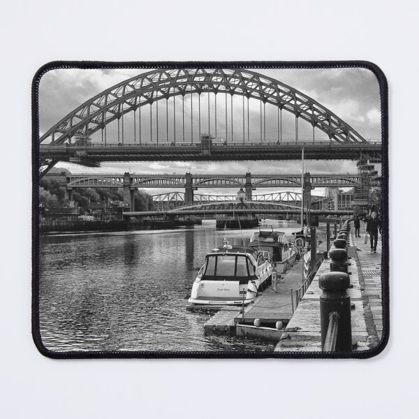 Item preview, Tyne Bridges Cityscape Black and White designed and sold by Violaman.