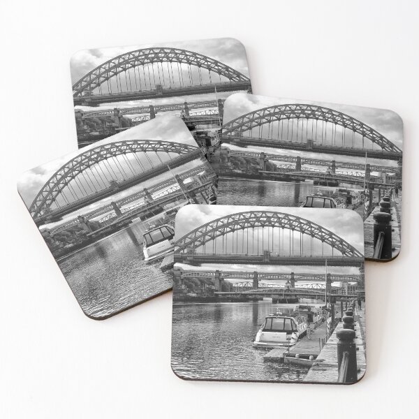 Item preview, Tyne Bridges Cityscape Black and White designed and sold by Violaman.