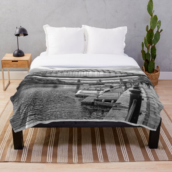 Item preview, Tyne Bridges Cityscape Black and White designed and sold by Violaman.