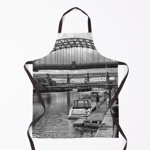Item preview, Tyne Bridges Cityscape Black and White designed and sold by Violaman.