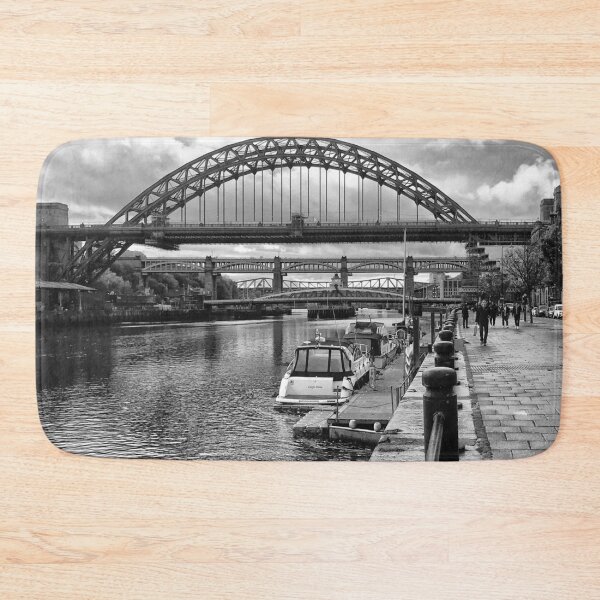 Item preview, Tyne Bridges Cityscape Black and White designed and sold by Violaman.