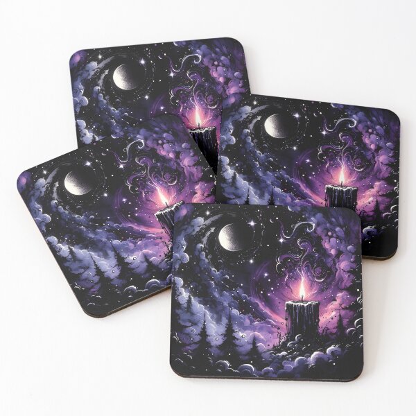 Item preview, Magic Purple Candle, Ai Generated Art  designed and sold by ACC .