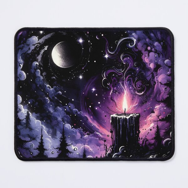 Item preview, Magic Purple Candle, Ai Generated Art designed and sold by ACC .