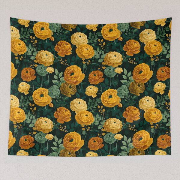 Item preview, Beautiful Delicate Ranunculus Pattern For Wedding Celebration designed and sold by RoyalStarsPatts.