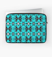 Aquamarin-Oberflächenmuster Laptoptasche