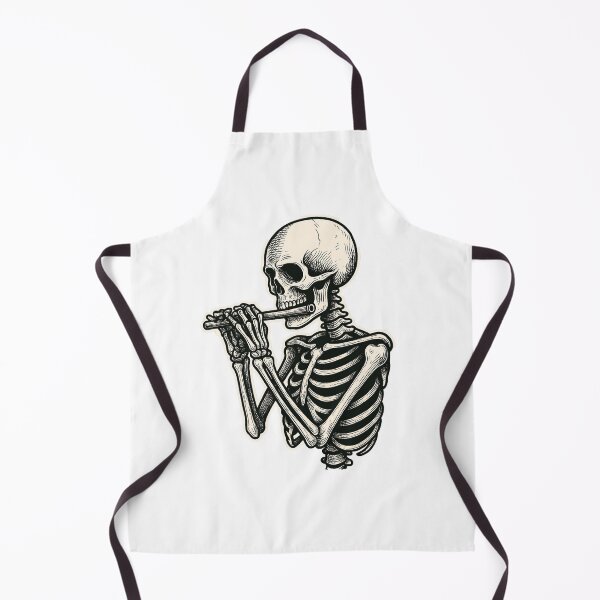 Item preview, Melody of Bones – Flute-Playing Skeleton in Mystic Forest designed and sold by luckyyouth.