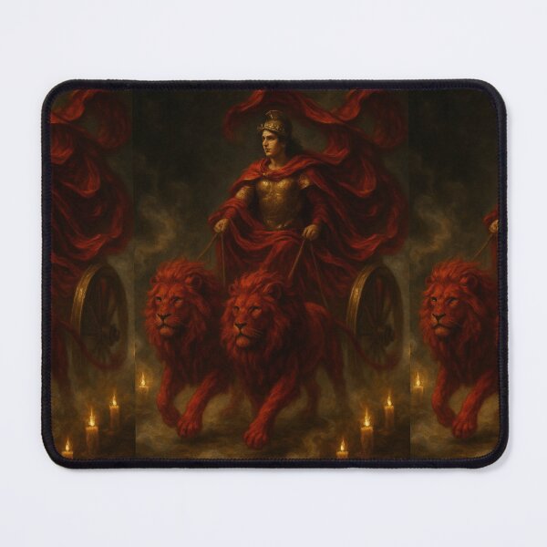 Item preview, The Chariot – Red Velvet Tarot designed and sold by WitchPrint.