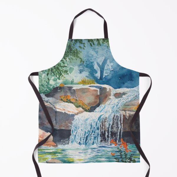 Item preview, Peaceful Woodland Waterfall designed and sold by The Elderberry Blossom.