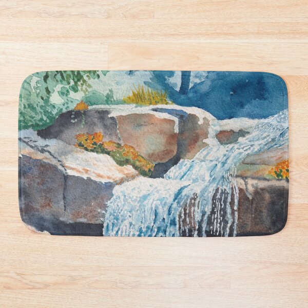 Item preview, Peaceful Woodland Waterfall designed and sold by The Elderberry Blossom.