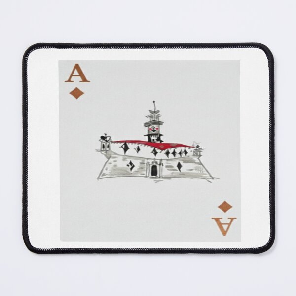 Item preview, Ace of Diamonds – Salvador Fortress Card Art designed and sold by Ateliê dos Naipes .