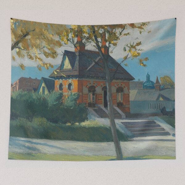 Item preview, Small Town Station designed and sold by tomorrowsart.