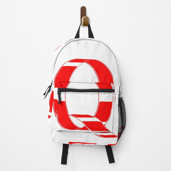 Item preview, Letter Q – Retro Red Ribbon Monogram Calligraphy designed and sold by uncoXab.