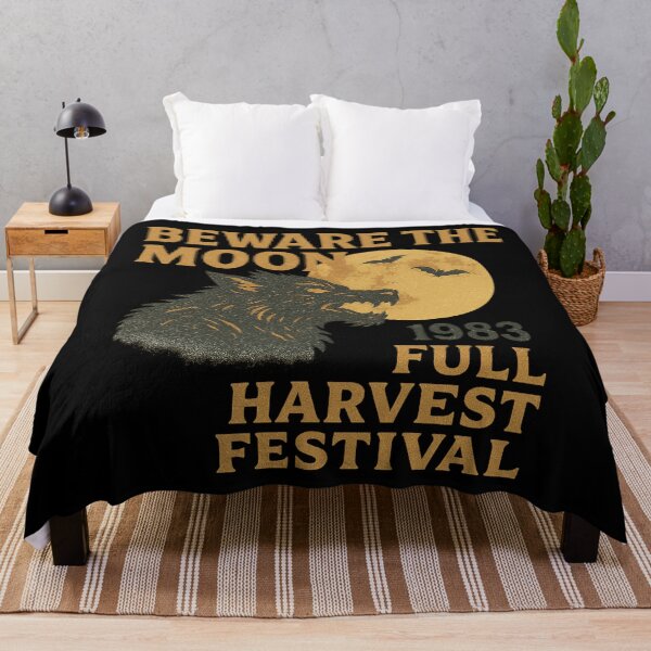 Item preview, Beware the Moon – Vintage Werewolf Horror Festival Design designed and sold by AddictiveDesign.