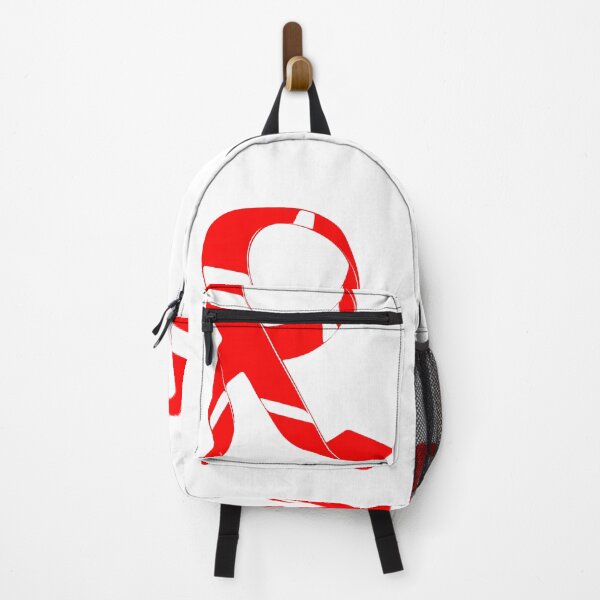 Item preview, Letter R – Retro Red Ribbon Monogram Calligraphy designed and sold by uncoXab.
