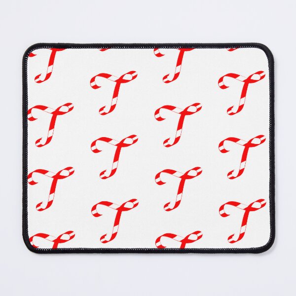 Item preview, Letter T – Retro Red Ribbon Monogram Calligraphy designed and sold by uncoXab.