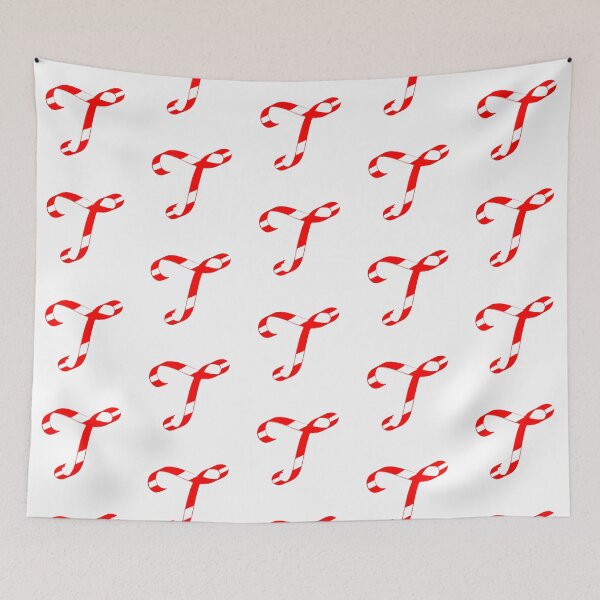 Item preview, Letter T – Retro Red Ribbon Monogram Calligraphy designed and sold by uncoXab.