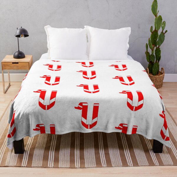 Item preview, Letter U – Retro Red Ribbon Monogram Calligraphy designed and sold by uncoXab.