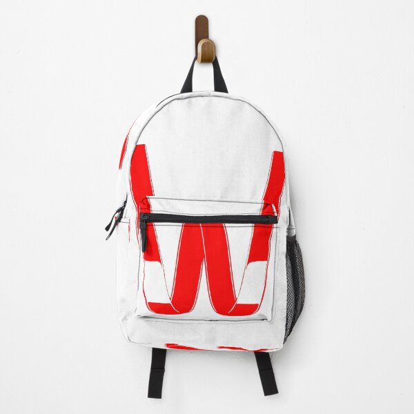 Item preview, Letter W – Retro Red Ribbon Monogram Calligraphy designed and sold by uncoXab.