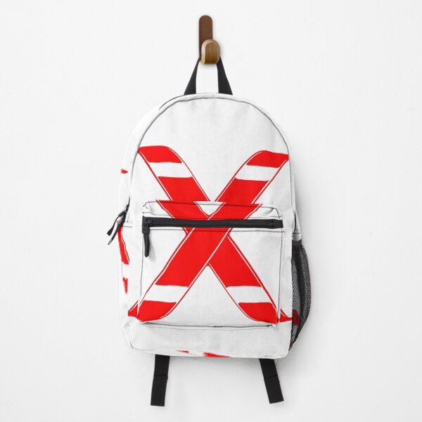 Item preview, Letter X – Retro Red Ribbon Monogram Calligraphy designed and sold by uncoXab.