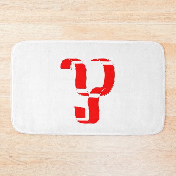 Item preview, Letter Y – Retro Red Ribbon Monogram Calligraphy designed and sold by uncoXab.