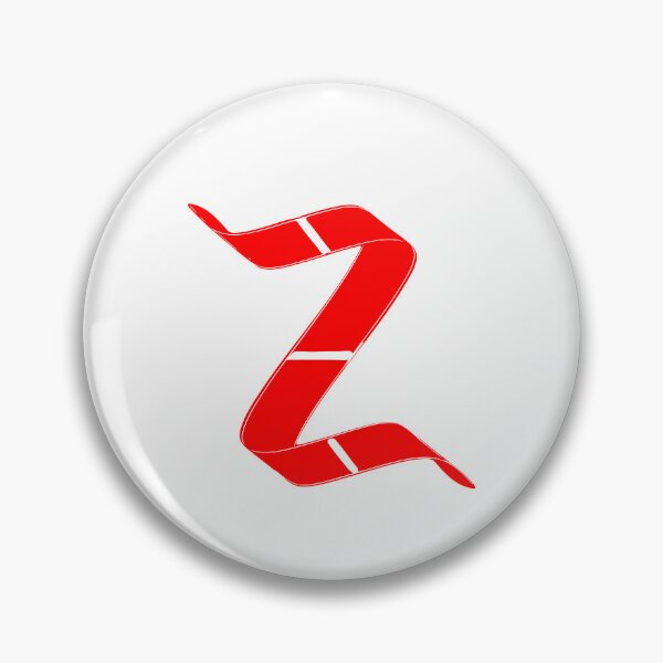 Item preview, Letter Z – Retro Red Ribbon Monogram Calligraphy designed and sold by uncoXab.