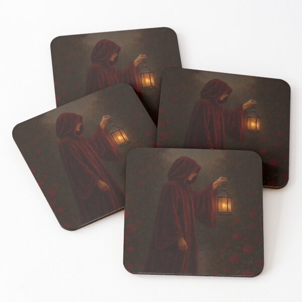 Item preview, The Hermit – Red Velvet Tarot designed and sold by WitchPrint.
