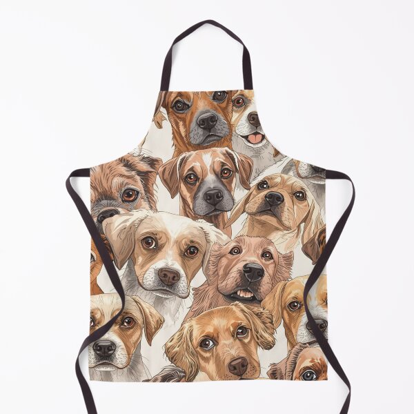 Item preview, Pattern of friendly attentive dogs designed and sold by Toroxp.