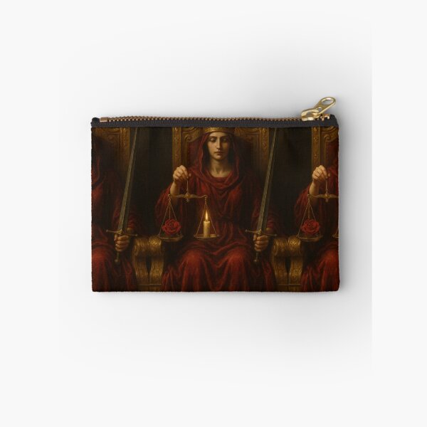Item preview, Justice – Red Velvet Tarot designed and sold by WitchPrint.