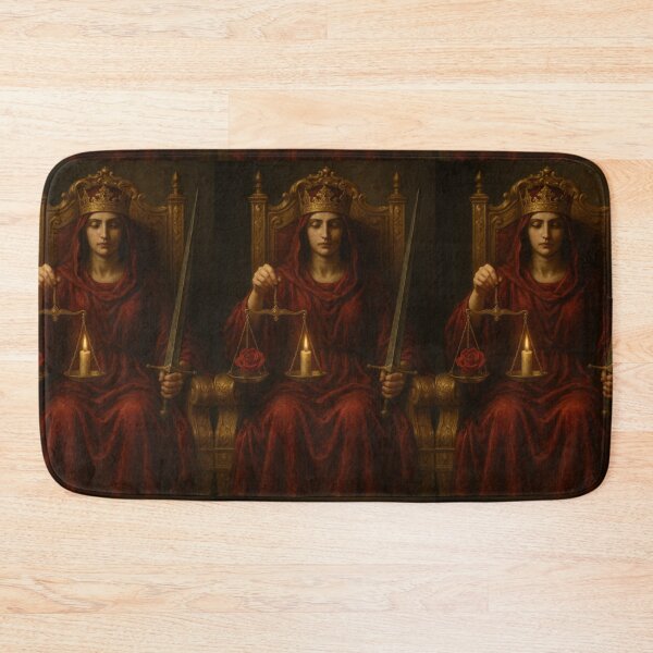 Item preview, Justice – Red Velvet Tarot designed and sold by WitchPrint.