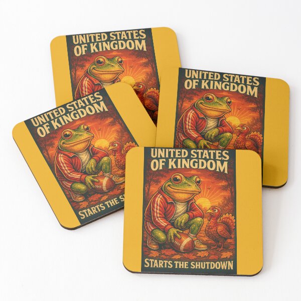 Item preview, Funny Frog Meme Satire – United States of Kingdom designed and sold by Nest & Thread.
