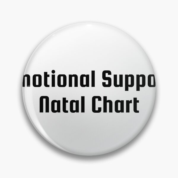 Item preview, Emotional Support Natal Chart designed and sold by Ninjacatoff.
