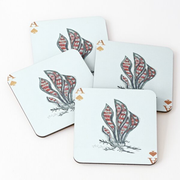 Item preview, Ace of Spades – Abstract Botanical Card Art designed and sold by Ateliê dos Naipes .