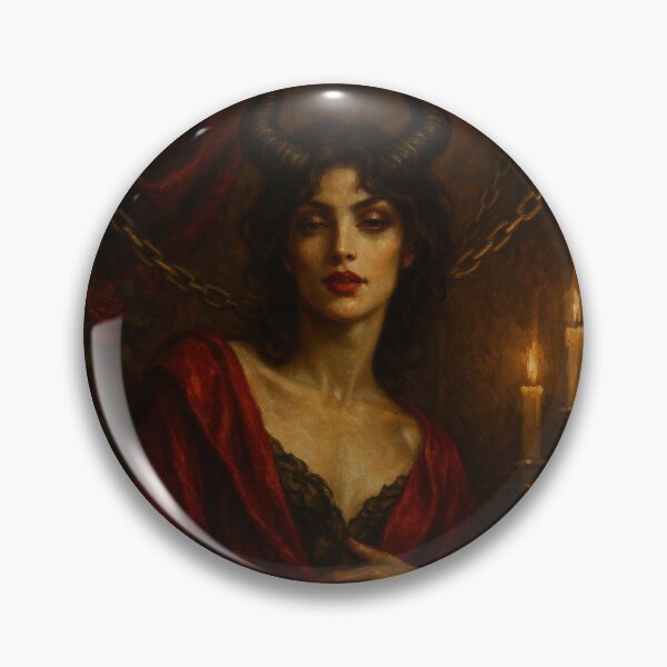 Item preview, The Devil – Red Velvet Tarot designed and sold by WitchPrint.