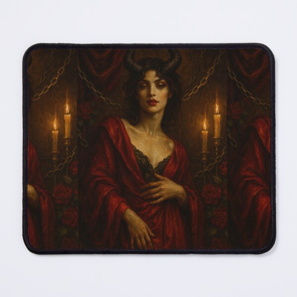 Item preview, The Devil – Red Velvet Tarot designed and sold by WitchPrint.