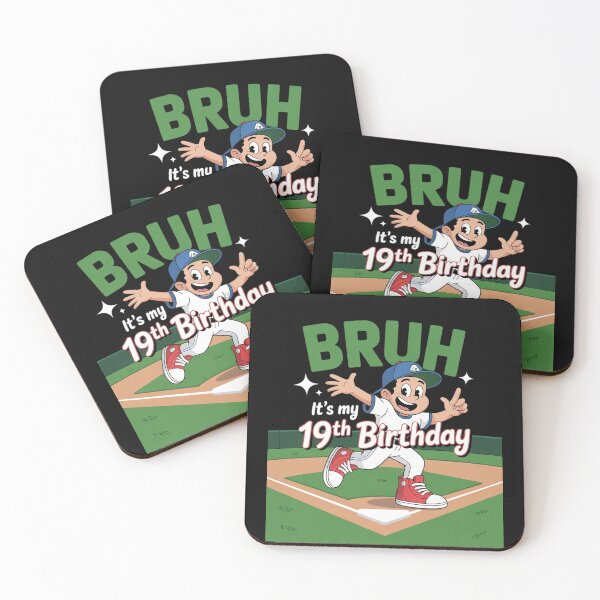 Item preview, Bruh It's My 19th Birthday Baseball Party 19 Year Old Bday  designed and sold by NeomiStoreSS.
