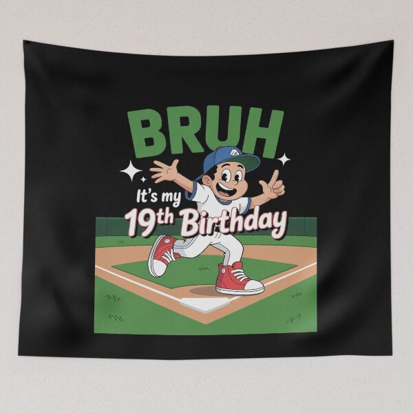 Item preview, Bruh It's My 19th Birthday Baseball Party 19 Year Old Bday  designed and sold by NeomiStoreSS.